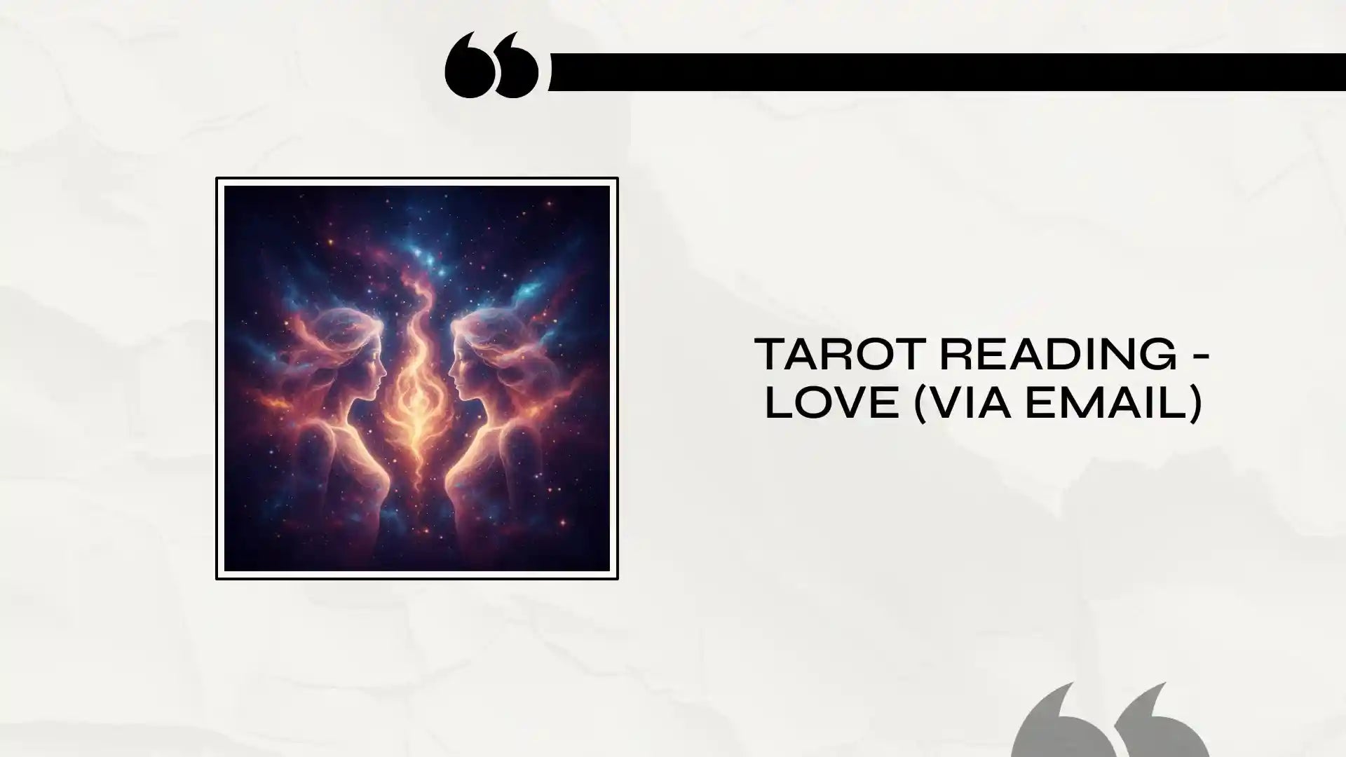Tarot Reading - Love (via email) by@Outfy